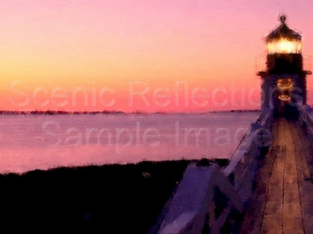 Lighthouse Art Screensaver Screenshot